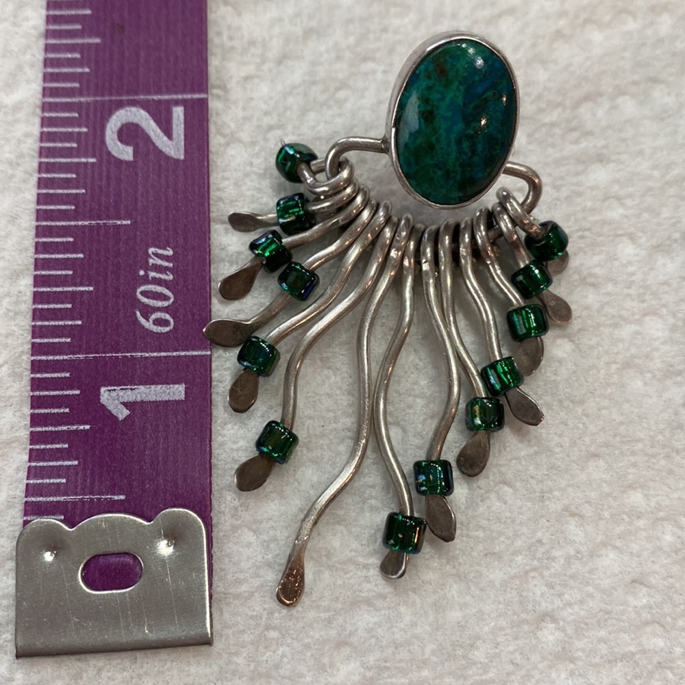 Turquoise earrings - Picture 5 of 7